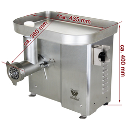 Elektrický řeznický mlýnek na maso BEEKETAL FW900P Professional 300 kg/hodina
