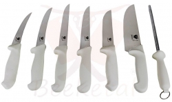Vykosťovací řeznický nůž BEEKETAL semi-flexibilní zakřivená čepel 14,5 cm