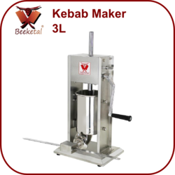 Vertikální plnička klobás (narážečka) Beeketal BT03 na 3L + 5 nerezových nástavců Vertikální plnička klobás (narážečka) Beeketal BT03 na 3L + 5 nerezových nástavců