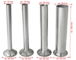 Elektrická vertikální plnička klobás (narážečka) Beeketal BT30-E na 30L + 4 nerezové nástavce Elektrická vertikální plnička klobás (narážečka) Beeketal BT30-E na 30L + 4 nerezové nástavce
